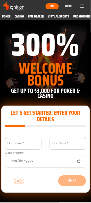 Ignition Casino Mobile